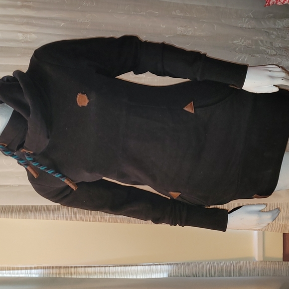 Naketano | Tops | Naketano Hoodie Dress Black Size Small | Poshmark